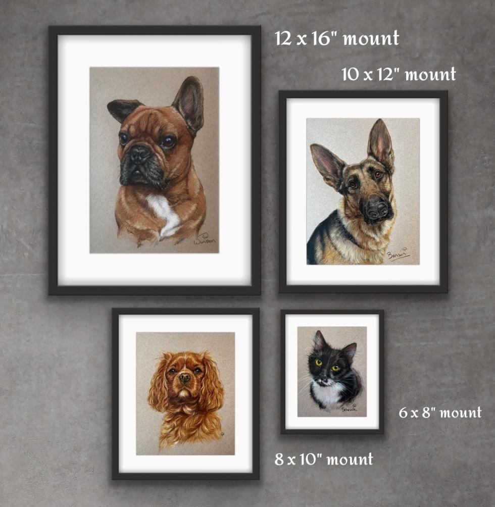 custom pet portrait, pet painting, dog portraits uk